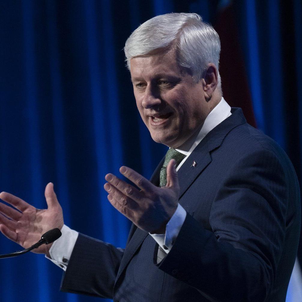 Former PM Harper says military spending can address Arctic infrastructure gap